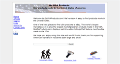 Desktop Screenshot of gousaproducts.com
